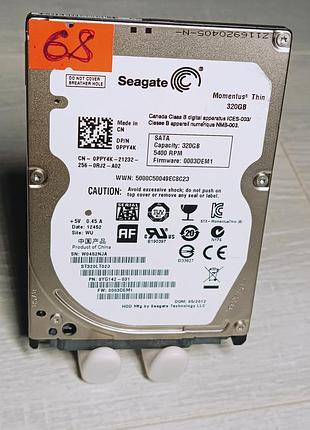 Жорсткий диск 320gb seagate hdd для ноутбука 2.5 / 5400rpm / 7мм / sata ii