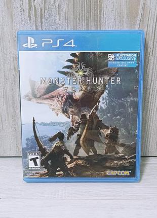 Диск з грою monster hunter world для sony playstation 4 (ps4)