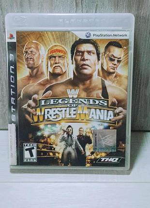 Диск с игрой wwe legends of wrestle mania для sony playstation 3 (ps3)