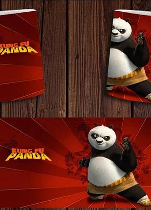 Чашка біла керамічна "кунг-фу панда" kung fu panda abc