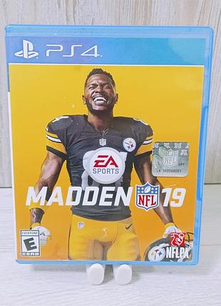 Диск с игрой американский футбол madden nfl 19 для ps4