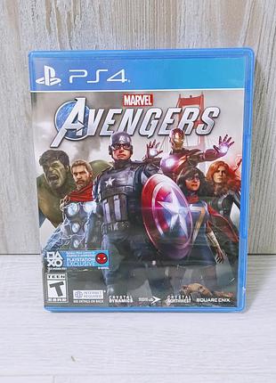 Диск з грою marvel avengers для sony playstation 4 (ps4)