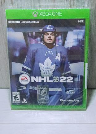 Диск з грою хоккей nhl 22 до xbox one/series x / новий