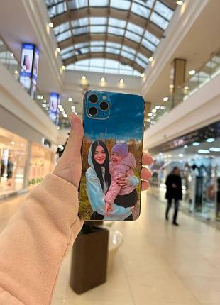 Наклейка на телефон с вашим фото под заказ crystal mirror