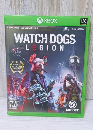 Диск з грою watch dogs legion до xbox one/series x