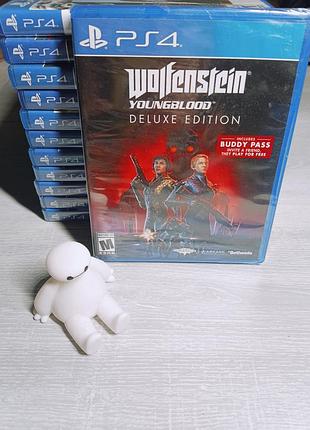 Диск з грою wolfenstein: youngblood для ps4 (новий)