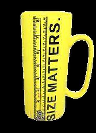 Кружка гигант size matters 20cм (1л) abc