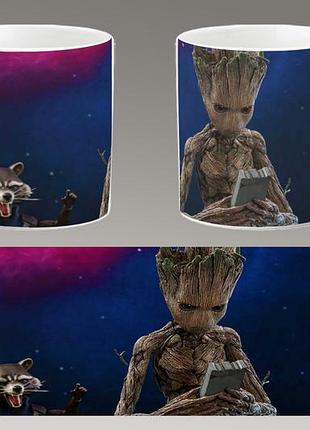 Чашка белая керамическая "грут" groot abc