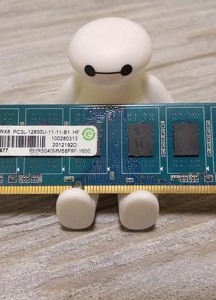 Оперативна пам'ять 4gb ramaxel 2rx8 ddr3-1600mhz pc3l-12800u (intel/amd)