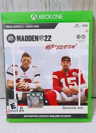 Диск з грою американский футбол madden nfl 22 до xbox one/series x
