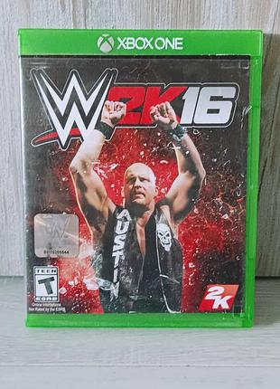 Диск з грою реслинг wwe 2k16 до xbox one
