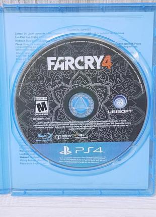 Диск с грою far cry 4 для ps4