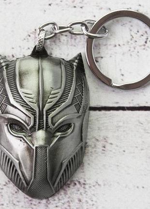 Брелок черная пантера black panther серебро abc