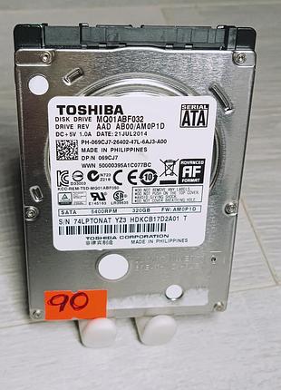 Жесткий диск 320gb toshiba hdd для ноутбука 2.5 / 5400rpm / 7мм / sata iii (sata/600)