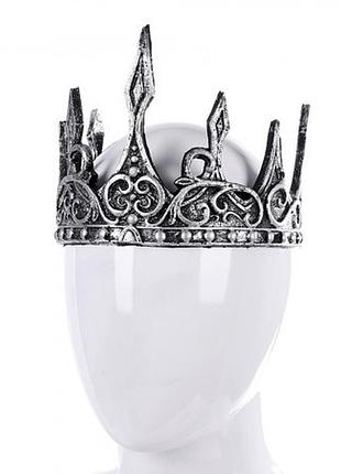 Корона короля античная rodana (серебристая)