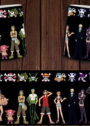 Чашка белая керамическая "ван пис" one piece abc