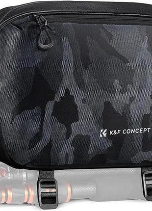 Портативная водонепроницаемая сумка на одно плечо для фотоаппарата k&f concept alpha camera sling bag 10л camouflage (kf13.157v4)