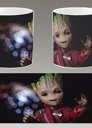Чашка біла керамічна "грут" groot abc