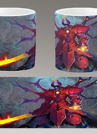 Чашка белая керамическая "dota 2" дота 2 abc