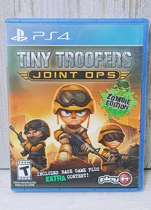 Диск з грою tiny troopers joint ops zombie edition для sony playstation 4 (ps4)