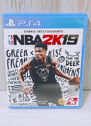 Диск з грою баскетбол nba 2k19 для sony playstation 4 (ps4)