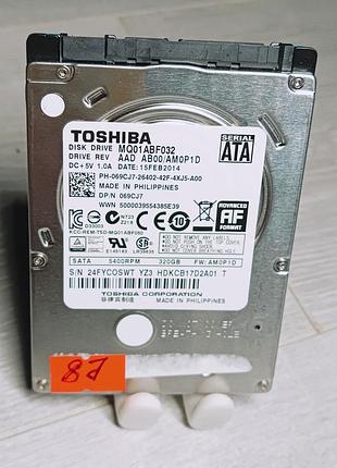 Жесткий диск 320gb toshiba hdd для ноутбука 2.5 / 5400rpm / 7мм / sata iii (sata/600)