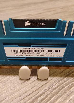 Игровая оперативная память 4gb corsair-vengeance ddr3-1600mhz pc3-12800u (intel/amd)