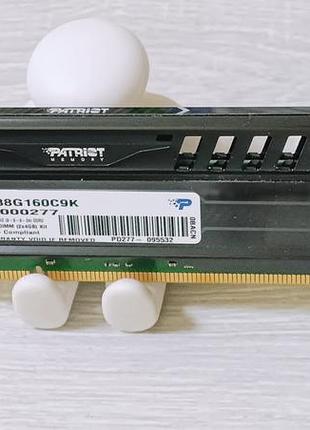 Оперативная память 4gb patriot viper ddr3-1600mhz pc3-12800u (intel/amd)