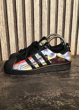 Кросівки adidas superstar 80s w rita ora black/yellow оригінал.розмір 37 1/3