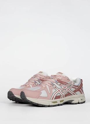Кросівки асікс жіночі рожеві asics gel-kahana 8 white pink