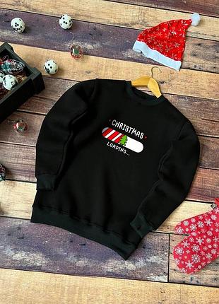 Зимний новогодний свитшот ❄️ xxl