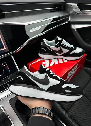 Мужские кроссовки nike phoenix waffle black white