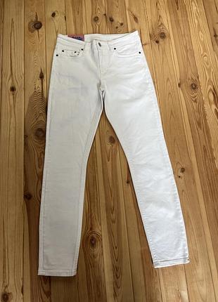 Білі джинси acne studios climb white jeans