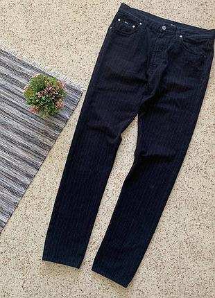 Hugo boss straight pants metal logo штани джинси хьюго босс прямі широкі