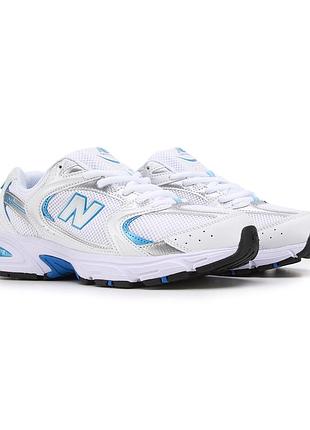 Кроссовки женские new balance 530 white sky blue (39, 41, 43-44 размер)
