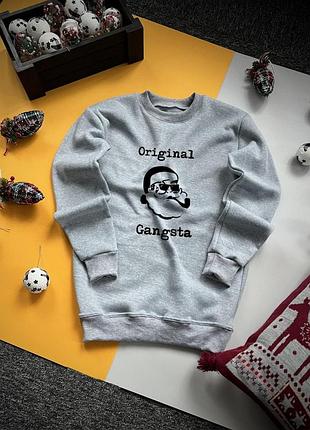 Зимний новогодний свитшот ❄️ xxl