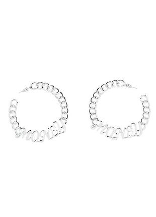 Сережки жіночі сріблясті "money earings" nly