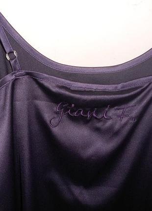 Топ женский атласный фиолетовый 48-50-52 giani forte