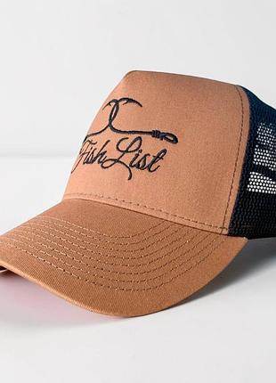 Бейсболка fishlist coyote hooks trucker