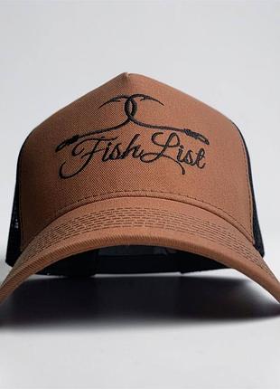 Бейсболка fishlist coyote hooks trucker