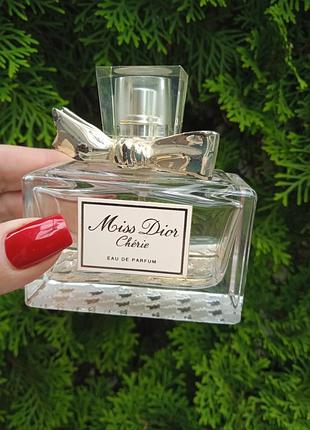 Духи miss dior cheri в остатке от 50 мл