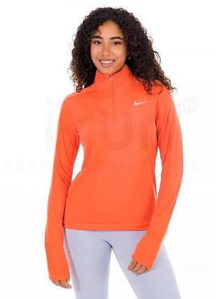 Помаранчева спортивна кофта моделі оверсайз від nike running  розмір s