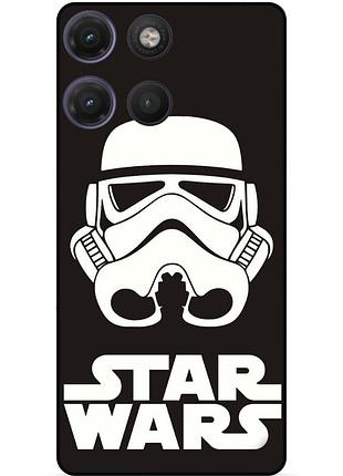 Силіконовий бампер чохол для motorola moto g17 з малюнком зіркові війни star wars зоряні війни