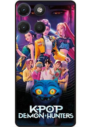 Силіконовий чохол для motorola moto g17 demon hunters k-pop
