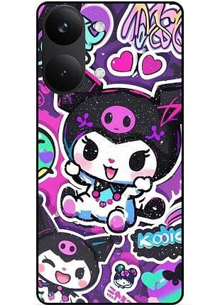 Силіконовий чохол для xiaomi poco x8 pro max з малюнком kuromi куромі
