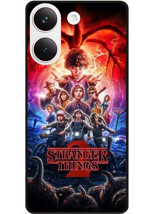 Силіконовий бампер чохол для xiaomi poco x8 pro з картинкою дивні дива stranger things