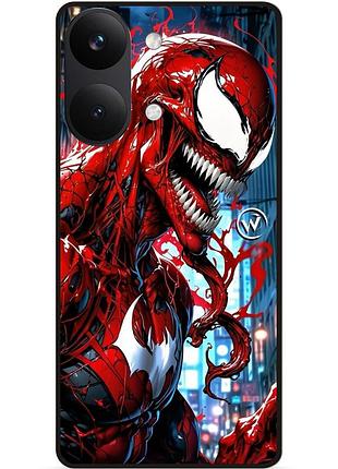 Силіконовий чохол бампер для xiaomi poco x8 pro max з малюнком веном venom карнаж