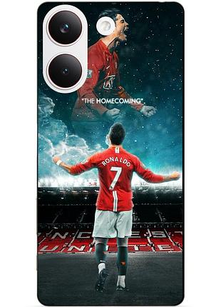 Силіконовий чохол бампер для xiaomi poco x8 pro з малюнком роналдо мю ronaldo