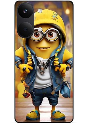 Силіконовий чохол бампер для xiaomi poco x8 pro max з малюнком міньйон боб minion