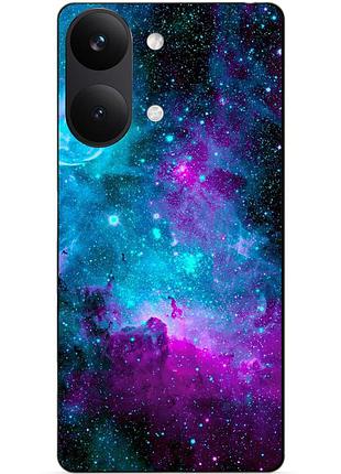 Силіконовий чохол бампер для xiaomi poco x8 pro max з малюнком галактика космос